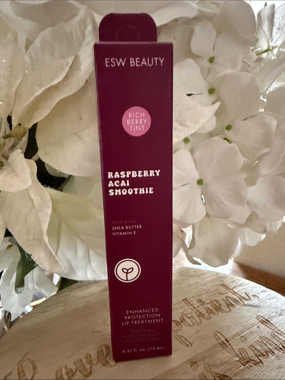 ESW beauty Raspberry Acai Smoothie Lip Tint NEW